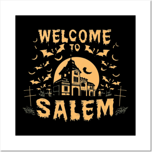 Salem Halloween House Souvenir Posters and Art